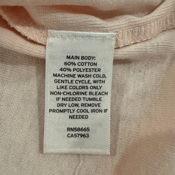 NWT BP Ribbed Baby Cropped Short Sleeve T-shirt In Pink Creole Size 2X - Picture 9 of 10